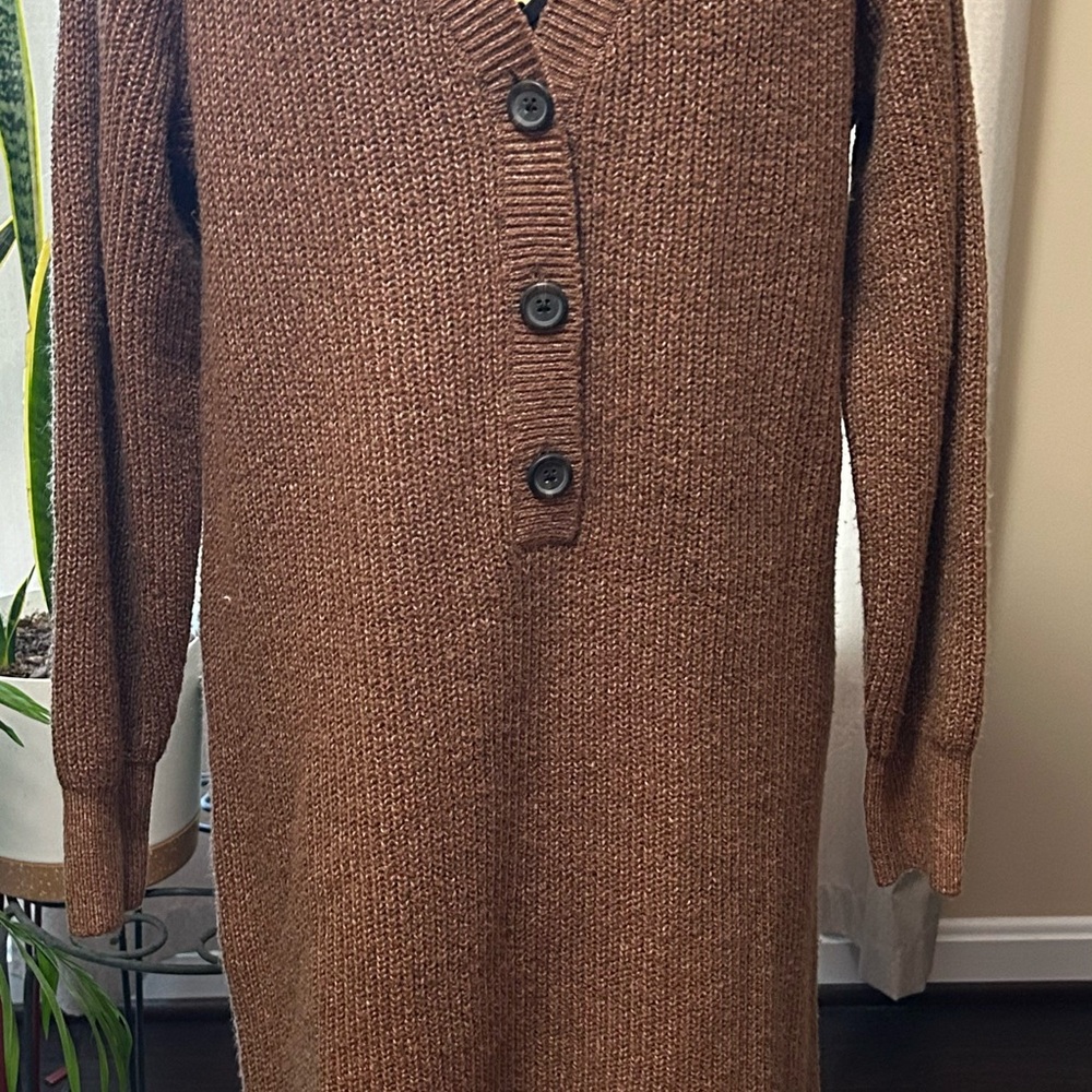 Old Navy Brown Knit Sweater